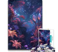 Teenager Jigsaw Puzzles 1000 Pieces Galactic Garden of Eden Pattern Assembly Family Game for 14+ Puzzle Game Offered (size 38x52cm)