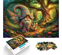 teenager Jigsaw Puzzles 1000 Pieces Gnomes Rendezvous Schwierig und herausfordernd Wunschliste mit dem Weihnachtsmann52x38cm
