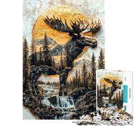 Teenager Jigsaw Puzzles 1000 Pieces Guardian of The Golden Sun Jigsaw for Teenagers Pattern Assembly Challenging To Complete Unique Birthday And Xmas Gifts (Size 38x26cm)