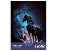 Teenager Jigsaw Puzzles 1000 Pieces Horse Galaxy Puzzle for Adults Toy Wall Decor Hand Speed Race Educational Challenge 52x38cm/1000pcs