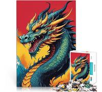 teenager Jigsaw Puzzles 1000 Pieces Japanese Dragon 4 Intellektuelles Spiel Angebot als Geschenk für die ganze Familie52x38cm
