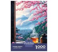 Teenager Jigsaw Puzzles 1000 Pieces Japanese Rainy Landscape Puzzle for Adults Toy Wall Decor Hand Speed Race Educational Challenge 52x38cm/1000pcs