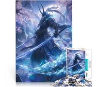 teenager Jigsaw Puzzles 1000 Pieces Japanese Samurai Crystals Learning Educational Toy is ideal as gifts for the whole family 26x38cm
