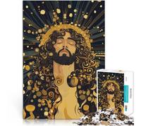 teenager Jigsaw Puzzles 1000 Pieces Jesus with Golden Halo Challenging Difficult 38x52cm Secret Santa Gifts for and Age 14