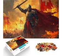 teenager Jigsaw Puzzles 1000 Pieces Knight Battle lustige Spiele für die ganze Familie Für Paare geeignet38x26cm