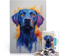 teenager Jigsaw Puzzles 1000 Pieces Labrador Retriever Dog Portrait Train your brain and hands Secret Santa Gifts 26x38cm