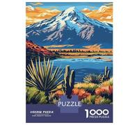 Teenager Jigsaw Puzzles 1000 Pieces Lauca National Park Chile Landscape Puzzle for Adults Toy Wall Decor Hand Speed Race Educational Challenge 38x26cm/1000pcs