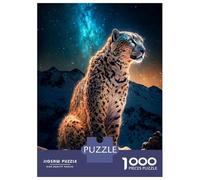 Teenager Jigsaw Puzzles 1000 Pieces Leopard Puzzles for Adults Family Games Wall Decoration Educational Challenge 38x26cm/1000pcs