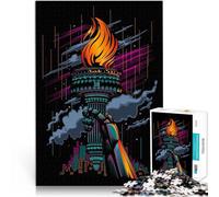 teenager Jigsaw Puzzles 1000 Pieces Liberty Spielspielzeug als Familiengeschenk Geburtstagsgeschenk, Geschenke38x26cm