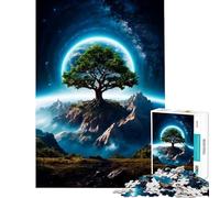 Teenager Jigsaw Puzzles 1000 Pieces Martian Tree Help The Brain Exercise Home Art Decor Relax Games Suitable for People Aged 14 And Above (38x26cm)