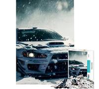 Teenager Jigsaw Puzzles 1000 Pieces Mitsubishi Lancer EVO V Help The Brain Exercise Home Art Decor Relax Games Suitable for People Aged 14 And Above (50x75cm)