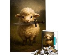 Teenager Jigsaw Puzzles 1000 Pieces Peace Was Never An Option Brain Teaser Game Toys Educational Games Gifts For Birthdays Difficult Hard (Size 38x52cm)