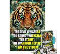 Teenager Jigsaw Puzzles 1000 Pieces Quotes The Devil Whisper Jigsaw for Teenagers Pattern Assembly Challenging To Complete Unique Birthday And Xmas Gifts (Size 50x75cm)