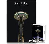 Teenager Jigsaw Puzzles 1000 Pieces Seattle Educational Family Game Improve Memory Secret Santa Gifts Size 38x52cm