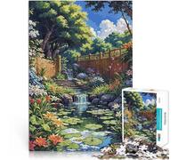 teenager Jigsaw Puzzles 1000 Pieces Smooth Flow In The Pond Analyse und Logik Die Liebe zwischen Paaren stärken75x50cm