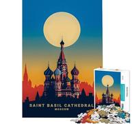 Teenager Jigsaw Puzzles 1000 Pieces ST Basil Cathedral Educational Games Challenging Game Toys Secret Santa Gifts But Fun And Humorous (Size 50x75cm)
