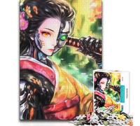 Teenager Jigsaw Puzzles 1000 Pieces The Augmented Warrior Pattern Assembly Family Game for 14+ Puzzle Game Offered (size 38x26cm)