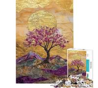 Teenager Jigsaw Puzzles 1000 Pieces The Golden Hour Jigsaw for Teenagers Pattern Assembly Challenging To Complete Unique Birthday And Xmas Gifts (Size 50x75cm)