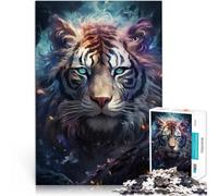 teenager Jigsaw Puzzles 1000 Pieces Tiger Celestial Plains learning educational 38x52cm A Work of Art for 14+