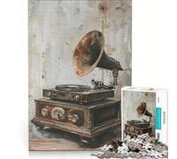 Teenager Jigsaw Puzzles 1000 Pieces Vinyl Harmony Family Games Pattern Assembly Enhance Love between Couples 38x26cm