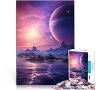 teenager Jigsaw Puzzles 1000 Pieces Violet Alien planet Denksportaufgabe für Geschenke für Freunde und Familie50x70cm