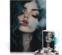 teenager Jigsaw Puzzles 1000 Pieces Woman addicted to smoking Schwierig Schwer Die Liebe zwischen Paaren stärken38x26cm