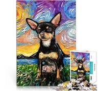 teenager Jigsaw Puzzles 2000 Pieces Dog Starry Night Van Gogh Spielspielzeug Einzigartige Wohndekoration und Geschenke70x100cm