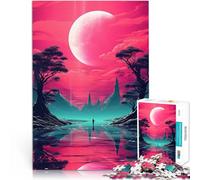 teenager Jigsaw Puzzles 2000 Pieces Neon Synthwave Fantasy Hands-on-Spiel mit vollständig ineinander greifenden, zufällig geformten Teilen70x100cm