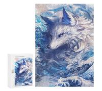Teenager Jigsaw Puzzles 300 PCS Oceanic Wolf Majesty -1 Jigsaw for Teenagers Hand Speed Race Difficult And Challenge Challenging Family Fun Game 300 PCS