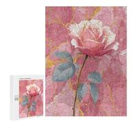 Teenager Jigsaw Puzzles 500 PCS Gilded Rose Wall Mural-1 Jigsaw for Teenagers Hand Speed Race Difficult And Challenge Challenging Family Fun Game 500 PCS