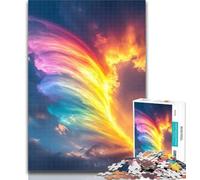 Teenager Jigsaw Rainbow Lightning Jigsaws 1000 Pieces for Adults,Educational Games Home Decoration Artists Collection, Fine Art 50x75cm
