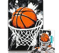 Teenager Jigsaw Shooting Basketball 1000 Piece Jigsaw Puzzle for Adults And Teenagers,Family Game Stress Reliever Difficult Challenge Secret Santa Gifts 50x75cm