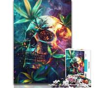 Teenager Jigsaw Skeleton Adult Jigsaws 1000 Piece,Learning Educational Toys Family Games Enhance Love between Couples 26x38cm