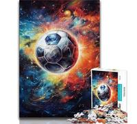 Teenager Jigsaw Star Football 1000 Pieces Jigsaw Puzzles For Teens And Adults,Diy Modern Wall Art Unique Gift Home Decor (26x38cm)