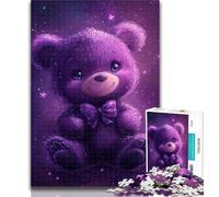 Teenager Jigsaw Teddy Bear 1000 Piece Jigsaw Puzzle for Adults Teens,is Ideal As A Gift for The Whole Family Suitable for And 14 50x75cm