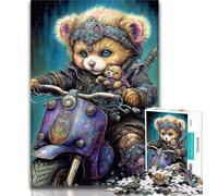 Teenager Jigsaw Teddy Bear Jigsaw Puzzle 1000 Pieces for Teenagers,Toys Educational Games Stress Relieving Great Gifts And Toys 50x75cm
