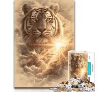 Teenager Jigsaw The Celestial Tiger 1000 Piece Jigsaw Puzzles for Teenagers Gifts,Toys Educational Games Stress Relieving Enhance Love between Couples 50x75cm