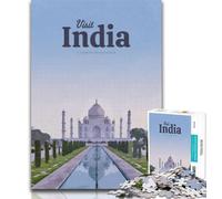 Teenager Jigsaw Visit India 1000 Pieces Jigsaw Puzzles For Teens And Adults,Diy Modern Wall Art Unique Gift Home Decor 26x38cm