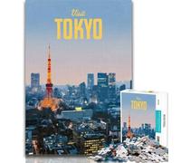 Teenager Jigsaw Visit Tokyo 1000 Piece Jigsaw Puzzles for Adults Gifts,Challenging Game Toys for Is Ideal As A Gift for The Whole Family 75x50cm