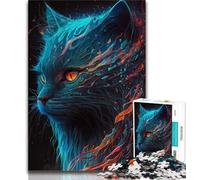 Teenager Jigsaw Wondrous Persian Cat 1000 Pieces Jigsaw Puzzles For Teens And Adults,Stress Reliever Difficult Challenge Enhance Love between Couples (50x75cm)