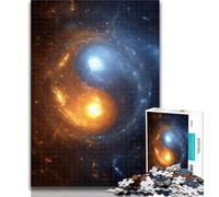 Teenager Jigsaw Yin And Yang Jigsaws 1000 Pieces for Adults,Educational Games Home Decoration Artists Collection, Fine Art 26x38cm