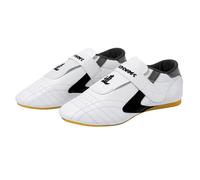 Teenager Martial Arts Training Shoes Kids Adults Taekwondo Shoes Boxing Shoes Training Wrestling Shoes Taekwondo Kung Fu Tai Chi Sport Gym Shoes for Boys Girls Men Women Kid 1 White Black