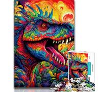 Teenager Puzzles Ancient Dinosaurs Jigsaw Puzzles for Adults 1000,Vibrant And Unique Design Relaxing & Challenging Puzzle Experience (26x38cm)