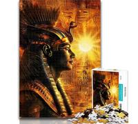 Teenager Puzzles Ancient Egyptian God Ra 1000 Pieces Jigsaw Puzzle for Adults& Teens,Train Your Brain And Hands Gifts for Friends And Family 26x38cm