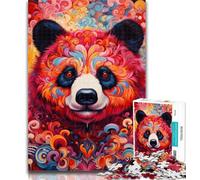 Teenager Puzzles Animal Panda 1000 Piece Jigsaw Puzzles for Teenagers,Educational Game for Birthday, Chrismas for And 14 Years Old 26x38cm