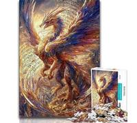 Teenager Puzzles Anime Dragon Jigsaws Puzzles 1000 Pieces for Adults Gifts,Learning Educational Toy for Is Ideal As A Gift for The Whole Family (50x75cm)