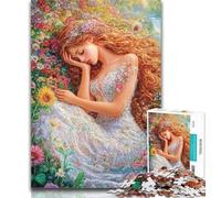 Teenager Puzzles Anime Girl Jigsaw Puzzle 1000 Pieces for Adults,Educational Game for Birthday, Chrismas for And Age 14 50x75cm