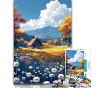Teenager Puzzles Anime Landscape Adult Jigsaw Puzzles 1000,Decompressing Intellectual Educational Toy Secret Santa Gifts 26x38cm