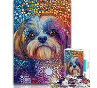 Teenager Puzzles Art Dog 1000 Piece Jigsaw Puzzle for Adults And Teenagers,Train Your Brain And Hands Birthday Present, Gifts 50x75cm