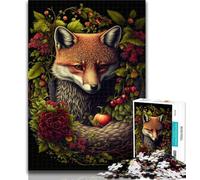 Teenager Puzzles Art Fox 1000 Pieces Jigsaw Puzzles for Adults And Teens,Educational Game for Birthday, Chrismas for Ages 14+ 50x75cm